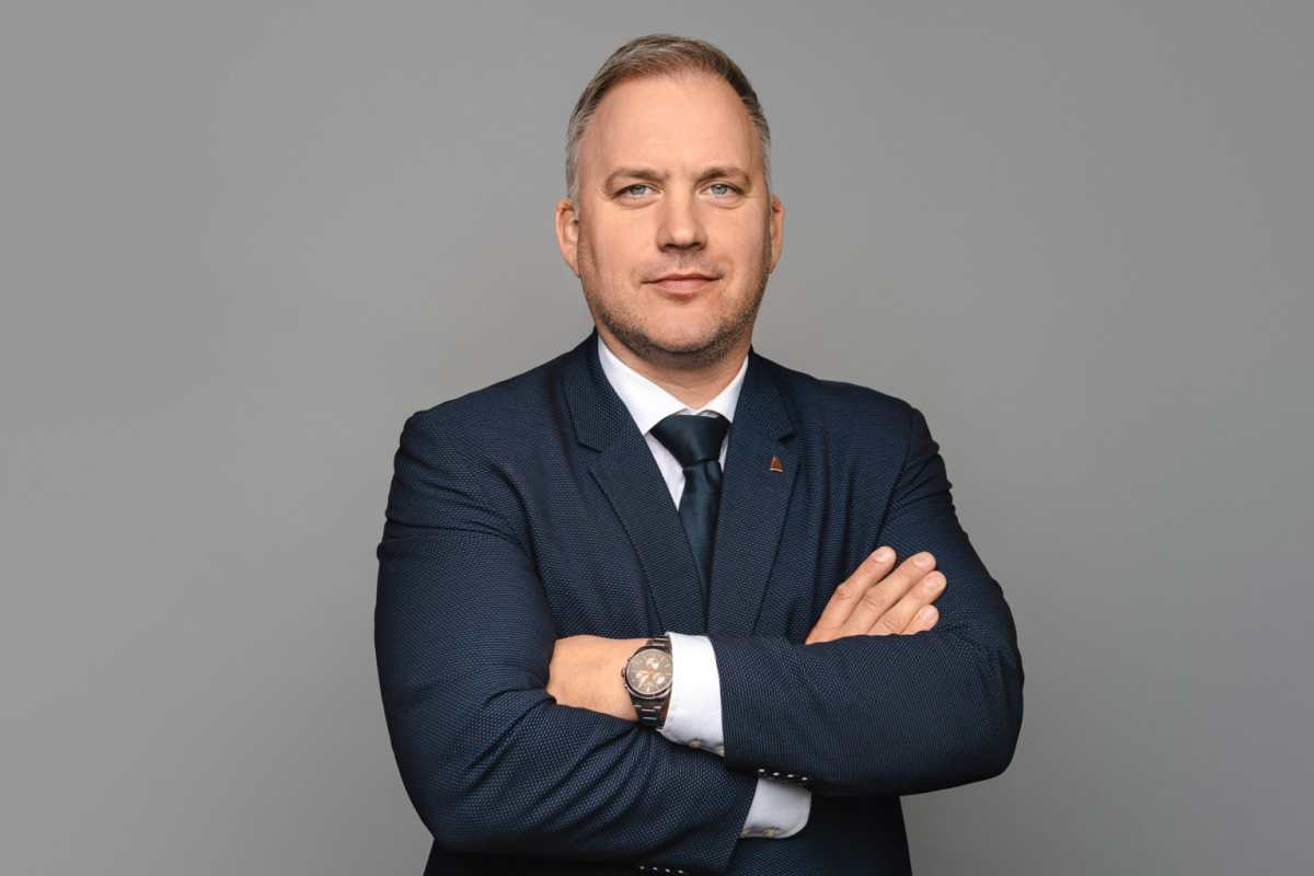 Draudimo bendrovės BTA Transporto draudimo žalų skyriaus vadovas Andrius Gasparavičius. Nuotrauka BTA.