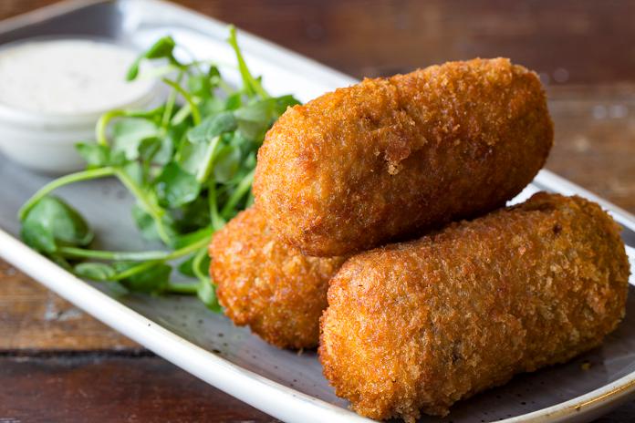 Kroketai su vištiena ir bulvėmis
